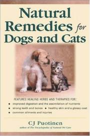Cover of: Natural Remedies For Dogs And Cats