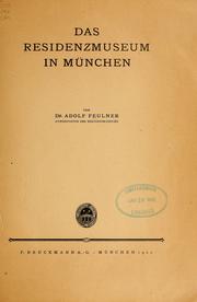 Cover of: Das Residenzmuseum in München