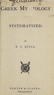 Cover of: Greek mythology systematized
