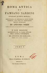 Cover of: Roma antica: riscontrata, ed accrescuita delle ultime scoperte