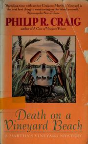 Cover of: Death on a vineyard beach: a Martha's Vineyard mystery