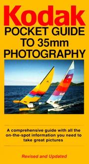 KODAK Pocket Guide To 35MM Photography (Kodak Pocket Guide) by Eastman Kodak Company
