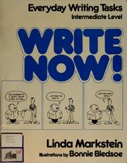 Cover of: Write now! by Linda Markstein