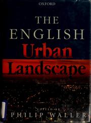 Cover of: The English urban landscape