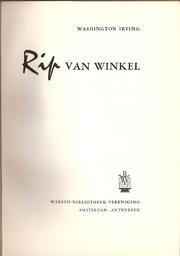 Cover of: Rip van Winkel