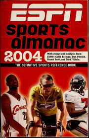 Cover of: 2004 ESPN sports almanac by Gerry Brown