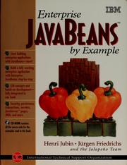 Cover of: Enterprise JavaBeans by example by Henri Jubin