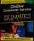 Cover of: Online Customer Service for Dummies