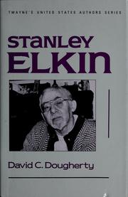 Cover of: Stanley Elkin