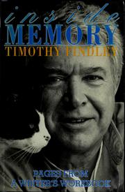 Cover of: Inside memory by Timothy Findley