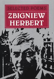 Cover of: Selected poems by Zbigniew Herbert