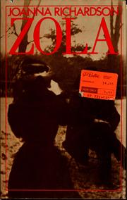 Cover of: Zola by Richardson, Joanna., Joanna Richardson