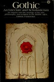 Cover of: Gothic architecture and scholasticism.