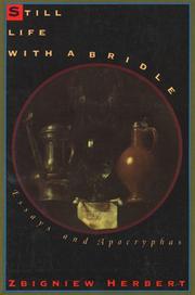 Cover of: Still Life With a Bridle: Essays and Apocryphas