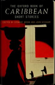 Cover of: The Oxford book of Caribbean short stories | Stewart Brown