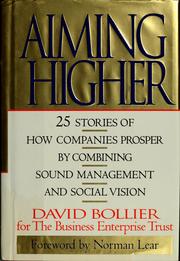 Cover of: Aiming higher by David Bollier