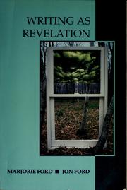 Cover of: Writing as revelation by Marjorie Ford