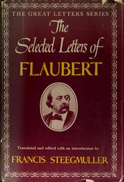 Cover of: Selected letters by Gustave Flaubert