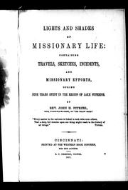 Cover of: Lights and shades of missionary life | John H. Pitezel