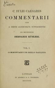 Cover of: Commentarii