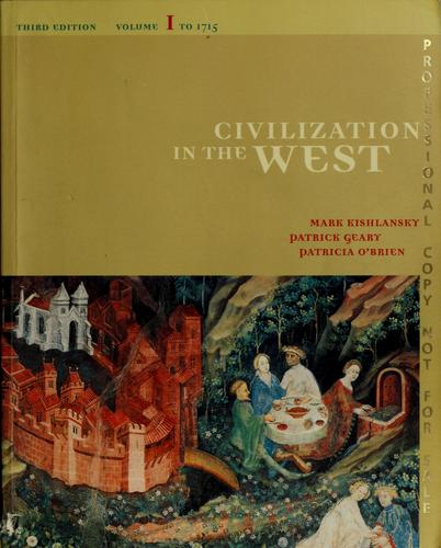 Civilization in the West by Mark A. Kishlansky