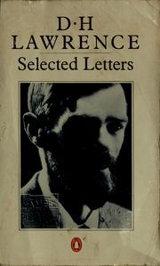 Cover of: Letters by David Herbert Lawrence