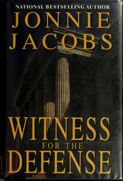 Cover of: Witness for the defense by Jonnie Jacobs