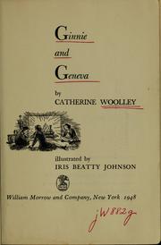 Cover of: Ginnie and Geneva. by Catherine Woolley