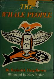 Cover of: The whale people. by Roderick Langmere Haig-Brown