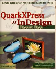 Cover of: QuarkXPress to InDesign: Face to Face