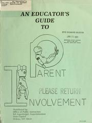 Cover of: An Educator's guide to parent involvement