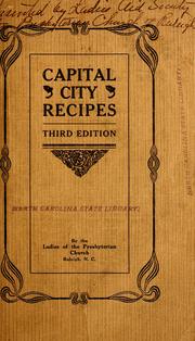 Cover of: Capital city recipes
