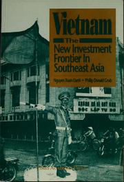 Cover of: Vietnam: the new investment frontier in Southeast Asia