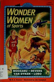 Cover of: Wonder women of sports by Sydelle Kramer