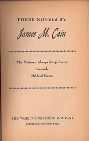 Cover of: Three novels