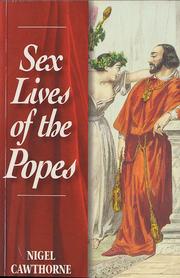 Cover of: Sex Lives of the Popes by Nigel Cawthorne
