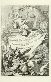 Cover of: Antiquitatis reliquiae a marchione Jacobo Musellio collectae, tabulis incisae et brevisibus explicationibus illustratae