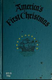 Cover of: America's first Christmas.