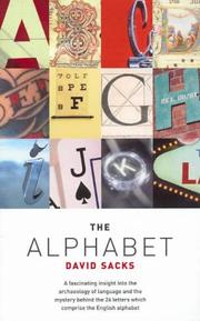Cover of: The alphabet by David Sacks