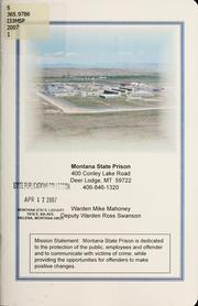 Cover of: Montana State Prison