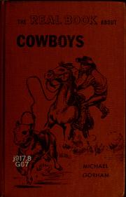 Cover of: The real book about cowboys by Franklin Folsom