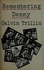 Cover of: Remembering Denny by Calvin Trillin