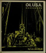 Cover of: Oil, U.S.A. by Lou Jacobs