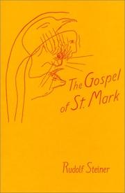 Cover of: The Gospel of St. Mark by Rudolf Steiner
