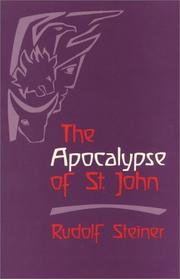 Cover of: Apocalypse of St. John by Rudolf Steiner