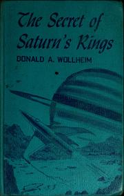 Cover of: The secret of Saturn's rings