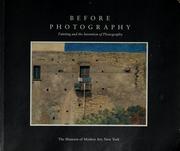 Cover of: Before photography: painting and the invention of photography