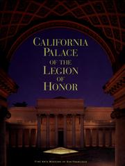 Cover of: California Palace of the Legion of Honor