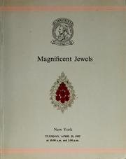 Cover of: Magnificent jewels by Sotheby's Geneva
