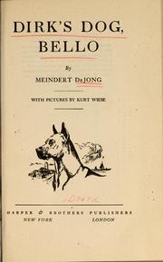 Cover of: Dirk's dog, Bello